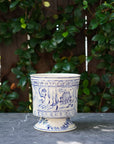 Footed Porcelain Cache Pot 02