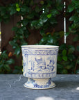 Footed Porcelain Cache Pot 02