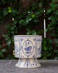 Footed Porcelain Cache Pot 01