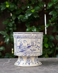 Footed Porcelain Cache Pot 01