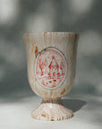 Faux Bois Footed Vase | Dovecote