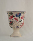 Large Footed Vase | Polychrome Chintz