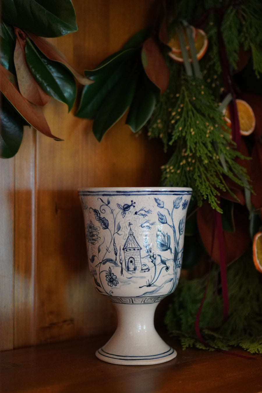 Footed Vase | Outbuildings