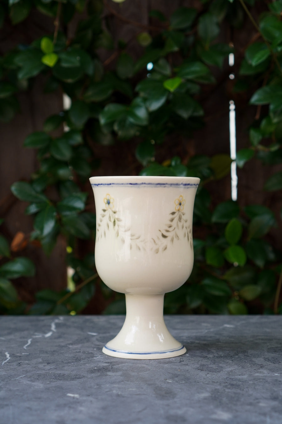 Small Footed Porcelain Vase 02