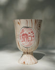 Faux Bois Footed Vase | Folly
