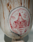 Faux Bois Footed Vase | Gazebo
