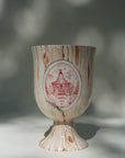 Faux Bois Footed Vase | Gazebo