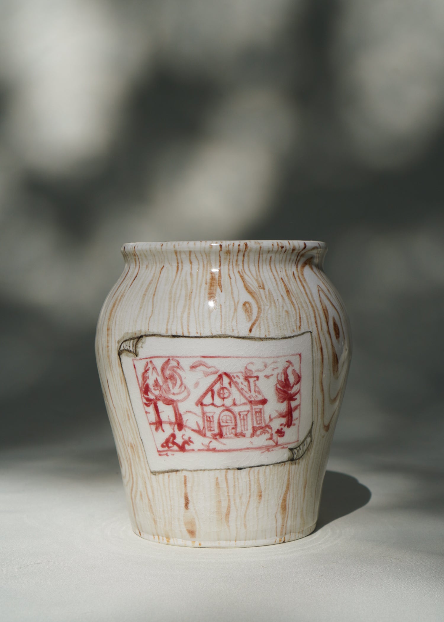 Faux Bois Vase | Cottage