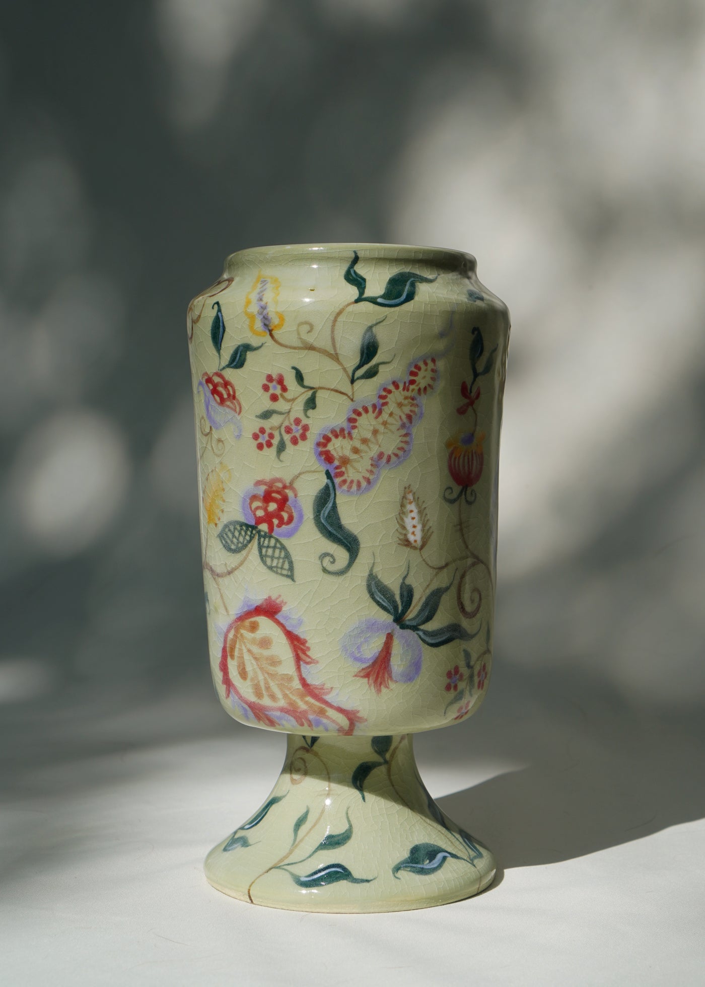 Sage Polychrome Vase 01