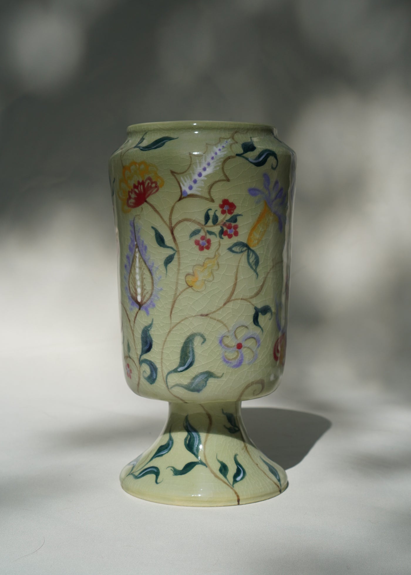 Sage Polychrome Vase 01