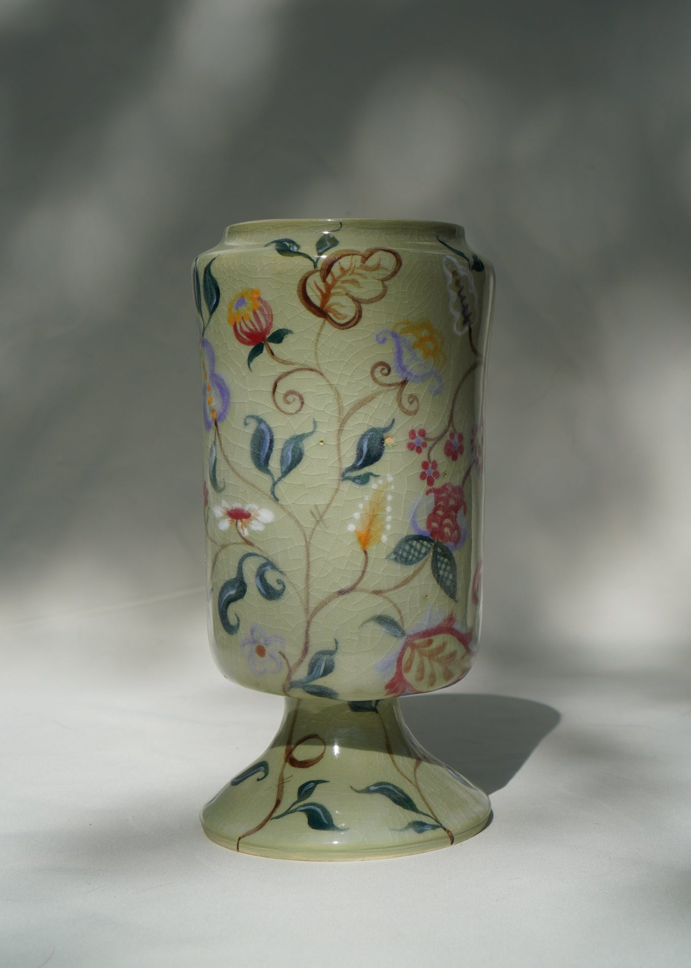 Sage Polychrome Vase 03