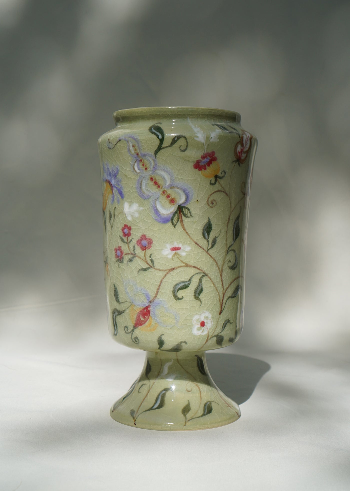 Sage Polychrome Vase 04