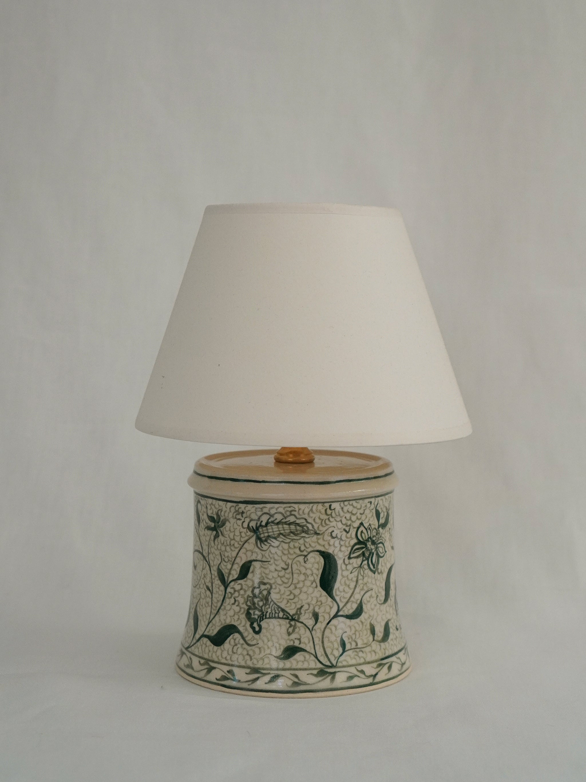Mini Lamp | Green Chintz