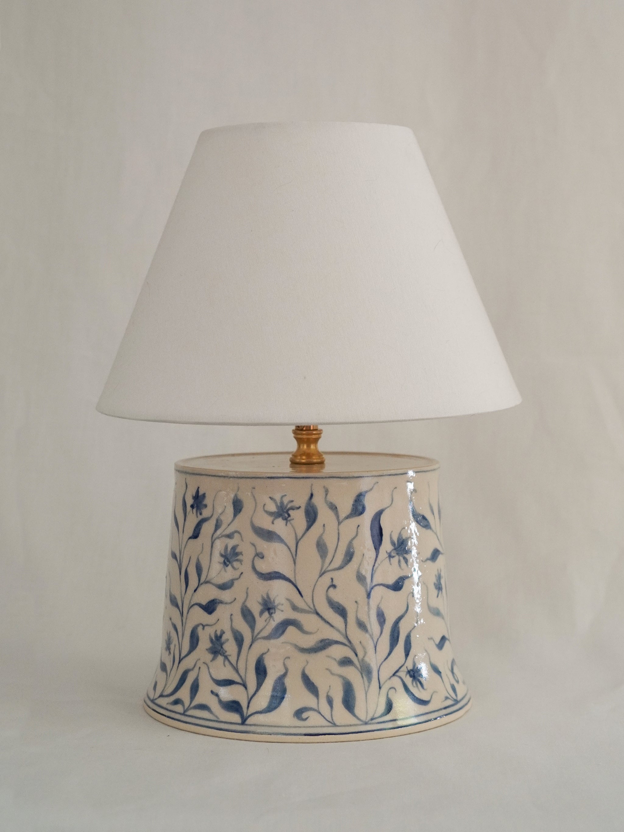 Small Lamp | Blue Floral 01