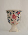 Large Footed Vase | Polychrome Chintz