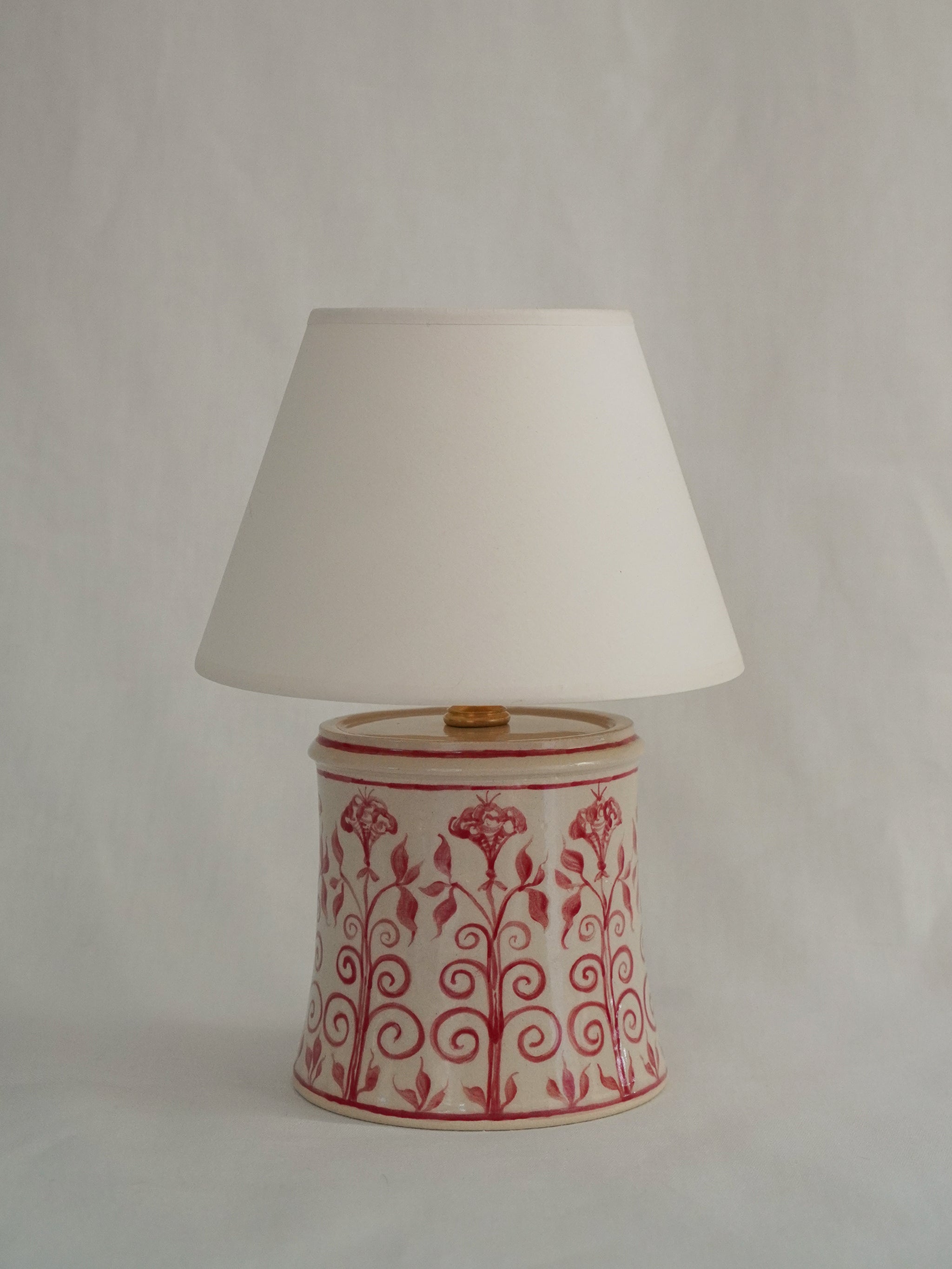 Mini Lamp | Red Floral