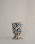 Footed Vases | Blue Floral