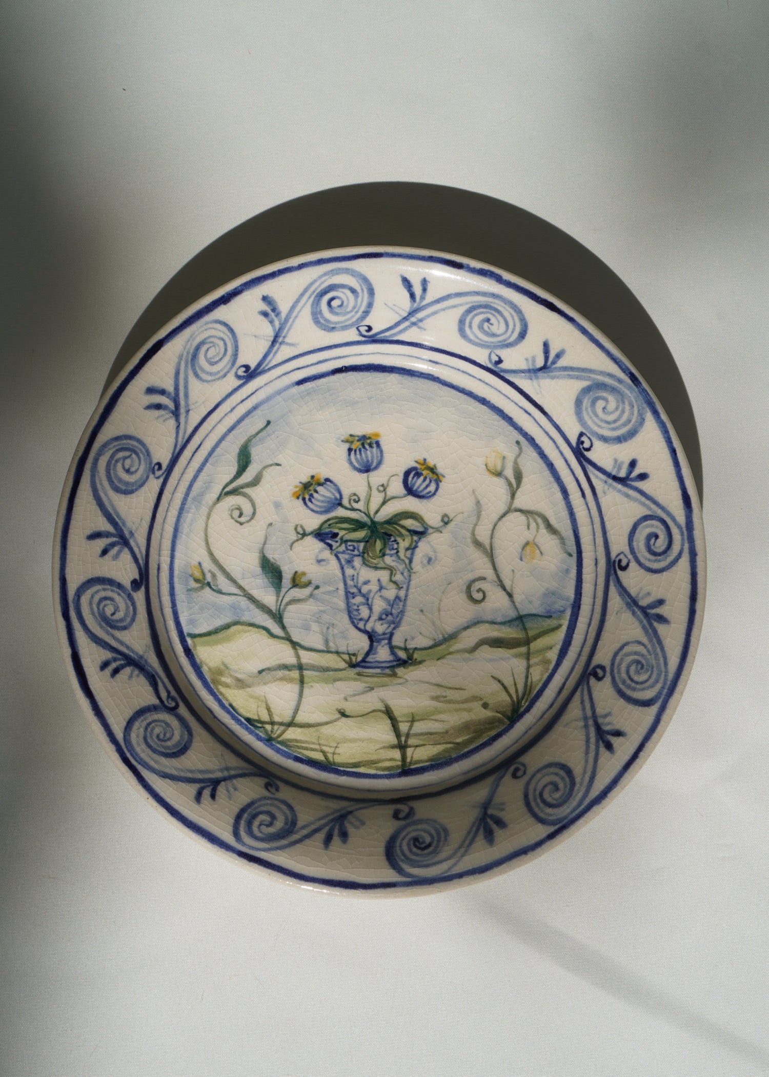 Small Polychrome Plate 01