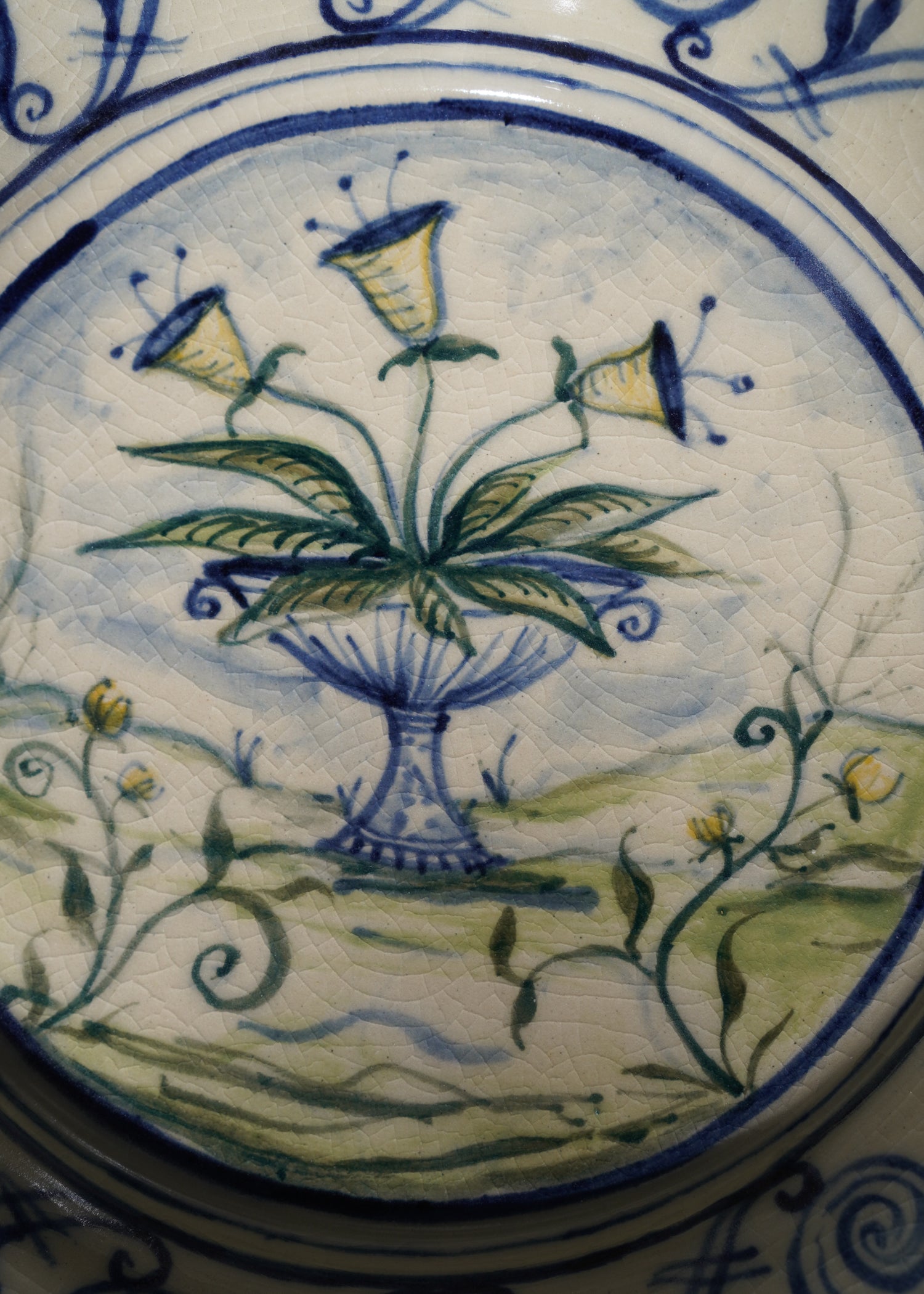 Small Polychrome Plate 02